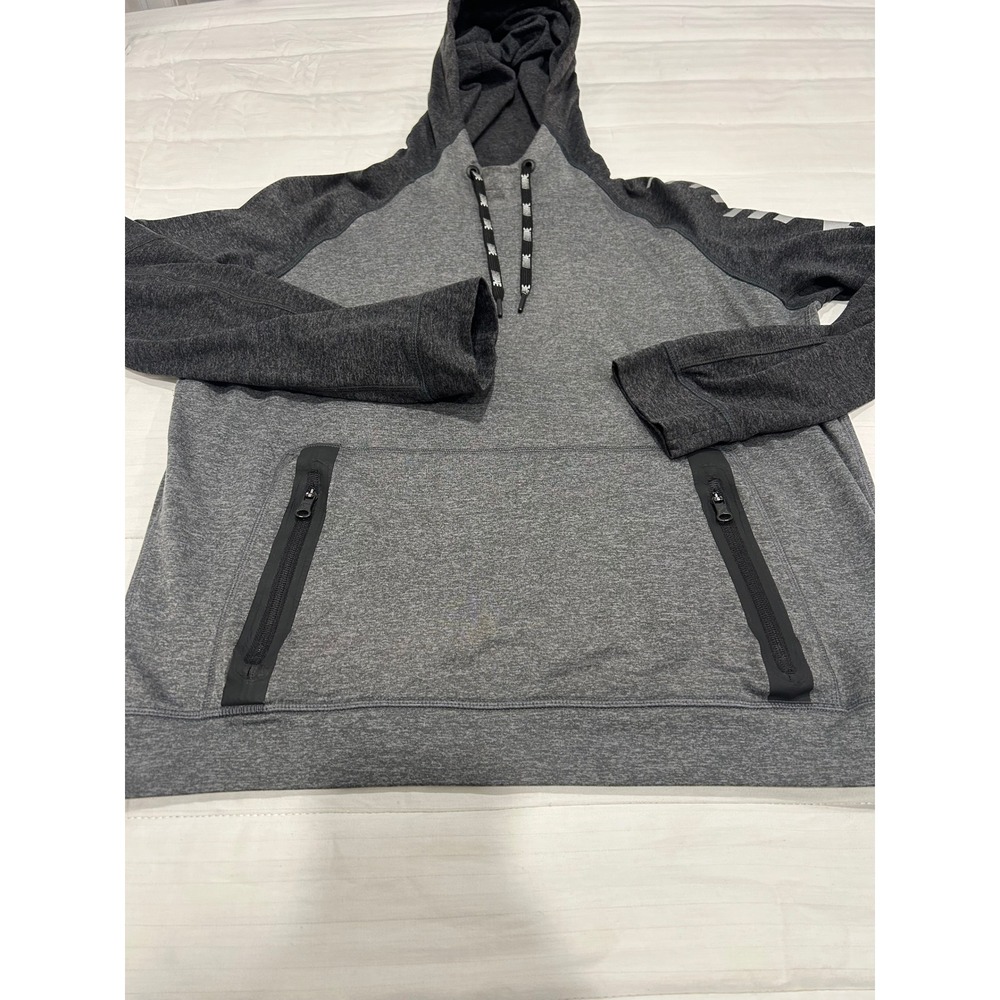 American Eagle  Mens Flex Hoodie Charcoal Heather Pocket‎ Athletic 
Med. (811)